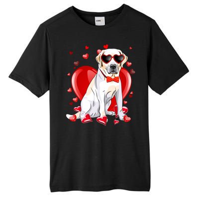 Valentines Day Labrador Retriever Gift Funny Dog Lover Gift Tall Fusion ChromaSoft Performance T-Shirt