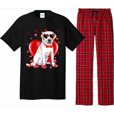 Valentines Day Labrador Retriever Gift Funny Dog Lover Gift Pajama Set