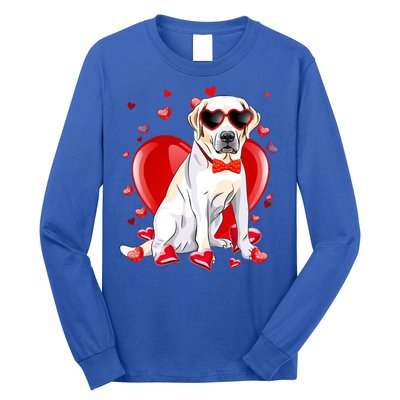 Valentines Day Labrador Retriever Gift Funny Dog Lover Gift Long Sleeve Shirt