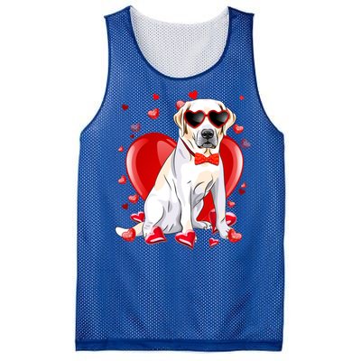 Valentines Day Labrador Retriever Gift Funny Dog Lover Gift Mesh Reversible Basketball Jersey Tank