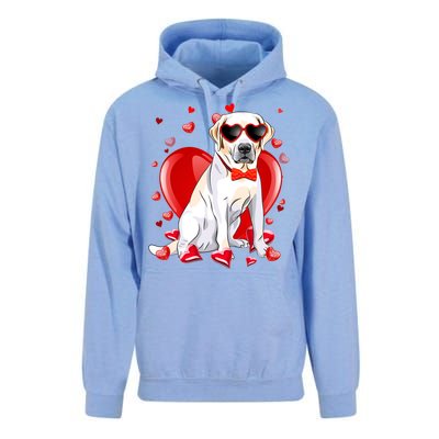 Valentines Day Labrador Retriever Gift Funny Dog Lover Gift Unisex Surf Hoodie