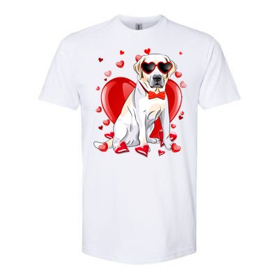 Valentines Day Labrador Retriever Gift Funny Dog Lover Gift Softstyle CVC T-Shirt