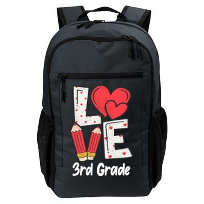 Valentines Day Love 3rd Grade Squad Teacher Life Heart Gift Daily Commute Backpack