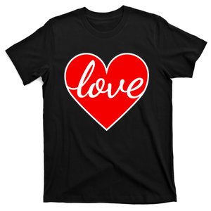 Valentines Day Love Heart Graphic T-Shirt