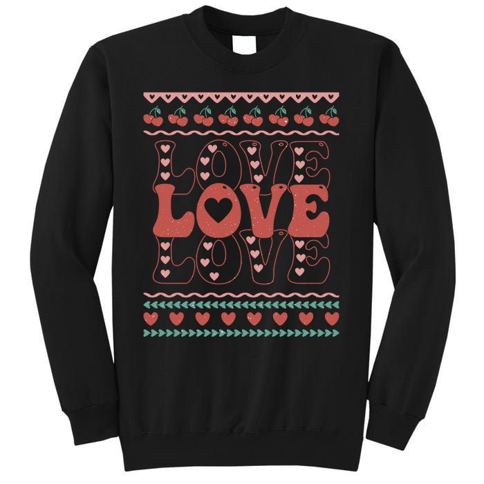 Valentine's Day Love For Lover Ugly Sweater Sweatshirt