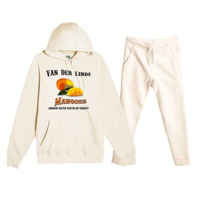 Van Der Linde Mangoes Grow With Faith Funny Gamer Rdr2 Premium Hooded Sweatsuit Set