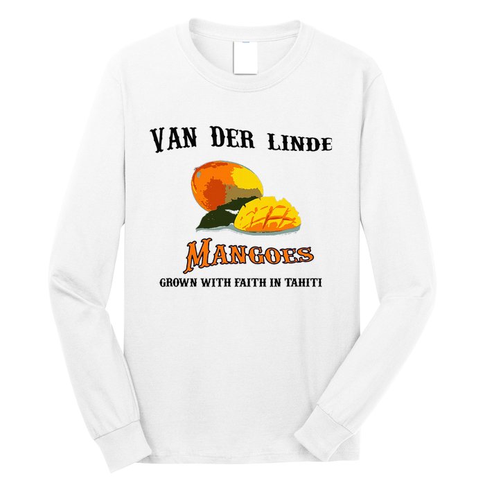 Van Der Linde Mangoes Grow With Faith Funny Gamer Rdr2 Long Sleeve Shirt