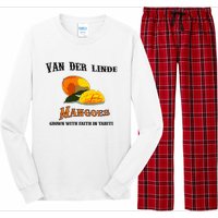 Van Der Linde Mangoes Grow With Faith Funny Gamer Rdr2 Long Sleeve Pajama Set