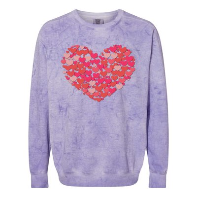 Valentines Day Love Heart Candy Lover: Valentine Candy Heart Gift Colorblast Crewneck Sweatshirt