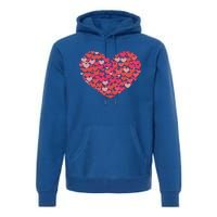 Valentines Day Love Heart Candy Lover: Valentine Candy Heart Gift Premium Hoodie