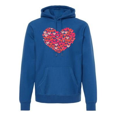 Valentines Day Love Heart Candy Lover: Valentine Candy Heart Gift Premium Hoodie