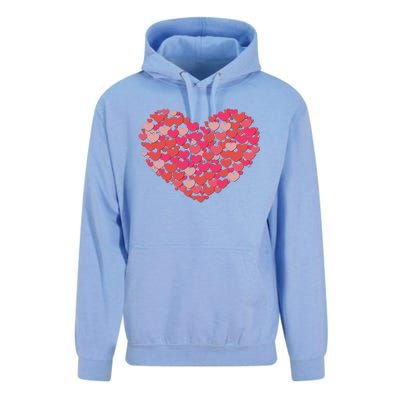 Valentines Day Love Heart Candy Lover: Valentine Candy Heart Gift Unisex Surf Hoodie