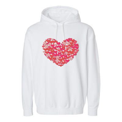 Valentines Day Love Heart Candy Lover: Valentine Candy Heart Gift Garment-Dyed Fleece Hoodie