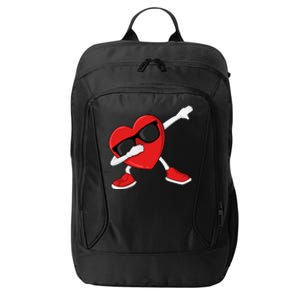 Valentines Day Meaningful Gift Dabbing Heart Happy Valentine Day Gift City Backpack