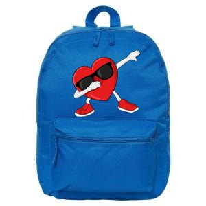 Valentines Day Meaningful Gift Dabbing Heart Happy Valentine Day Gift 16 in Basic Backpack