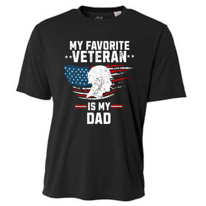 Veterans Day My Favorite Veteran Is My Dad Kids Cooling Performance Crew T-Shirt