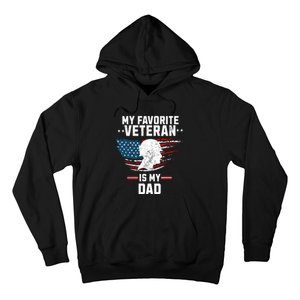 Veterans Day My Favorite Veteran Is My Dad Kids Hoodie