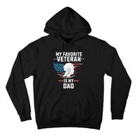 Veterans Day My Favorite Veteran Is My Dad Kids Hoodie