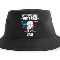 Veterans Day My Favorite Veteran Is My Dad Kids Sustainable Bucket Hat