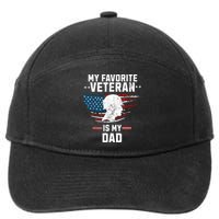 Veterans Day My Favorite Veteran Is My Dad Kids 7-Panel Snapback Hat