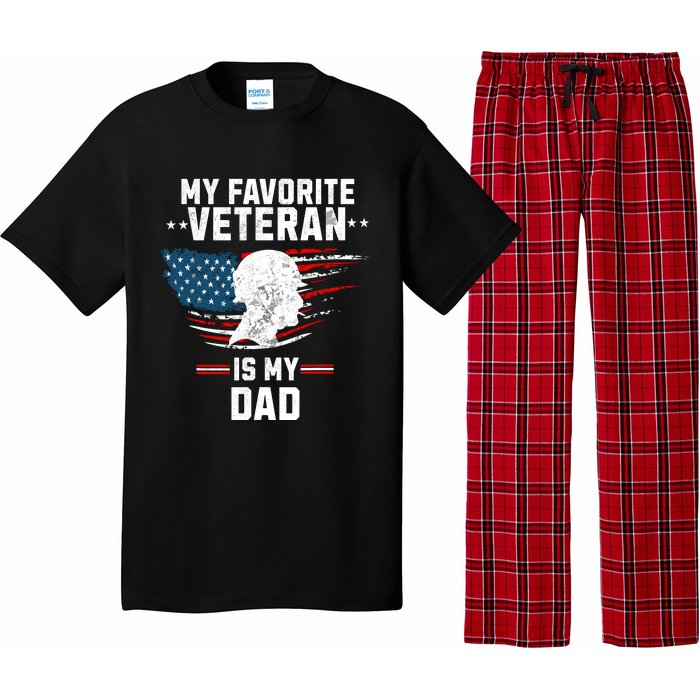 Veterans Day My Favorite Veteran Is My Dad Kids Pajama Set