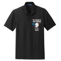 Veterans Day My Favorite Veteran Is My Dad Kids Dry Zone Grid Polo