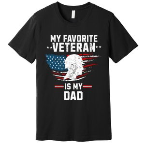 Veterans Day My Favorite Veteran Is My Dad Kids Premium T-Shirt