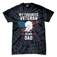 Veterans Day My Favorite Veteran Is My Dad Kids Tie-Dye T-Shirt