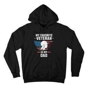 Veterans Day My Favorite Veteran Is My Dad Kids Tall Hoodie