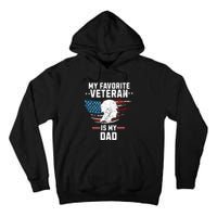 Veterans Day My Favorite Veteran Is My Dad Kids Tall Hoodie