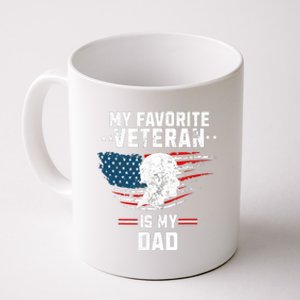 Veterans Day My Favorite Veteran Is My Dad Kids Coffee Mug