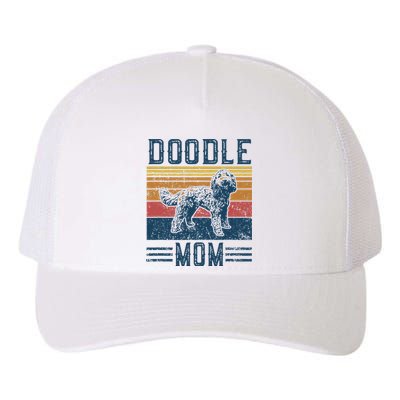 Vintage Doodle Mom Mother Aussie Doodle & Goldendoodle Yupoong Adult 5-Panel Trucker Hat