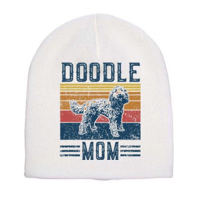 Vintage Doodle Mom Mother Aussie Doodle & Goldendoodle Short Acrylic Beanie