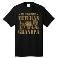 Veterans Day My Favorite Veteran Is My Grandpa Tall T-Shirt