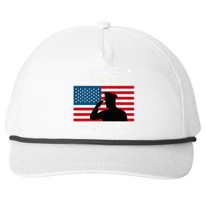 Veterans Day Military My Favorite Veteran Is My Grandpa Snapback Five-Panel Rope Hat