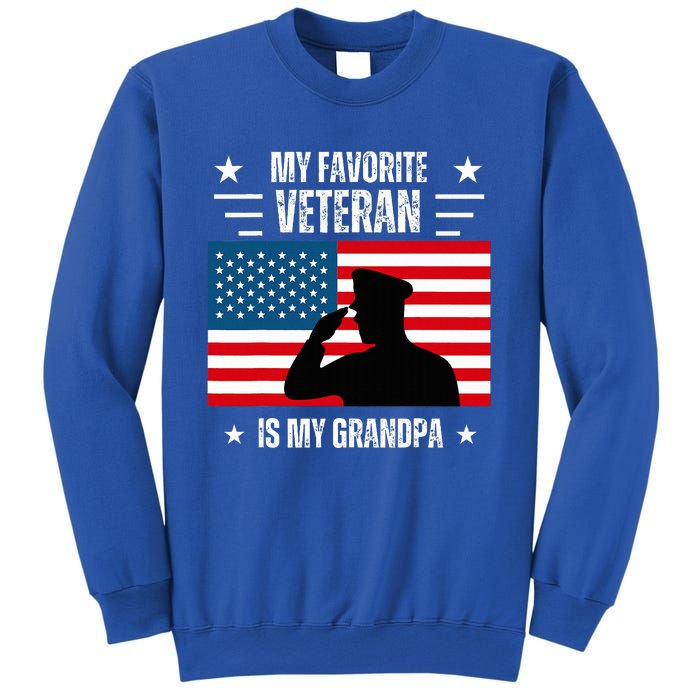 Veterans Day Military My Favorite Veteran Is My Grandpa Sweatshirt