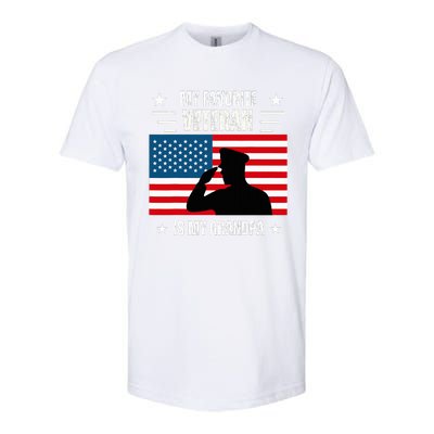 Veterans Day Military My Favorite Veteran Is My Grandpa Softstyle CVC T-Shirt