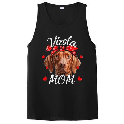 Vizsla Dog Mom Vizsla Mom Puppy Funny Mothers Day PosiCharge Competitor Tank