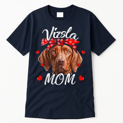 Vizsla Dog Mom Vizsla Mom Puppy Funny Mothers Day Tall T-Shirt