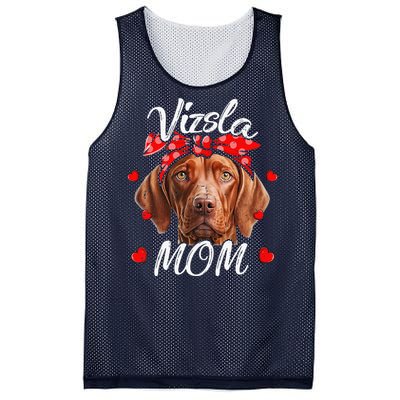 Vizsla Dog Mom Vizsla Mom Puppy Funny Mothers Day Mesh Reversible Basketball Jersey Tank