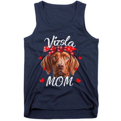 Vizsla Dog Mom Vizsla Mom Puppy Funny Mothers Day Tank Top