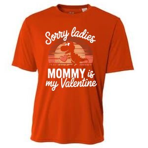 ValentineS Day Mommy Saurus Valentine Cute Gift Cooling Performance Crew T-Shirt