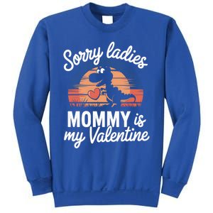 ValentineS Day Mommy Saurus Valentine Cute Gift Sweatshirt