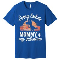 ValentineS Day Mommy Saurus Valentine Cute Gift Premium T-Shirt