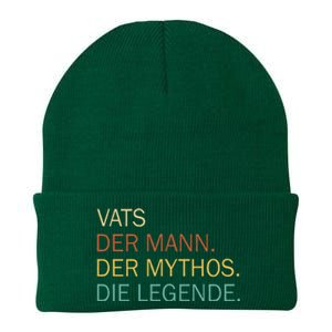 Vats Der Mann Der Mythos Die Legende Knit Cap Winter Beanie