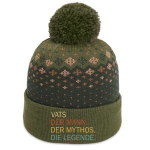 Vats Der Mann Der Mythos Die Legende The Baniff Cuffed Pom Beanie