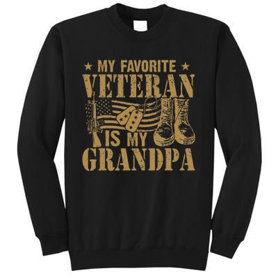 Veterans Day my favorite veteran is my grandpa  Tall Sweatshirt