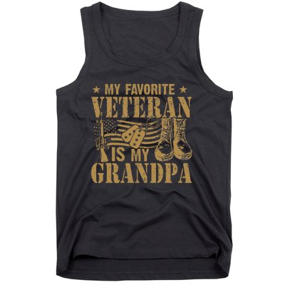 Veterans Day my favorite veteran is my grandpa  Tank Top