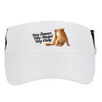Very Demure Mindful Classy Meme Funny Cat Adult Drive Performance Visor