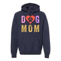 Vintage Dog Mom Happy MotherS Day Dog Mama Dog Loving Mom Puppy Mom Premium Hoodie